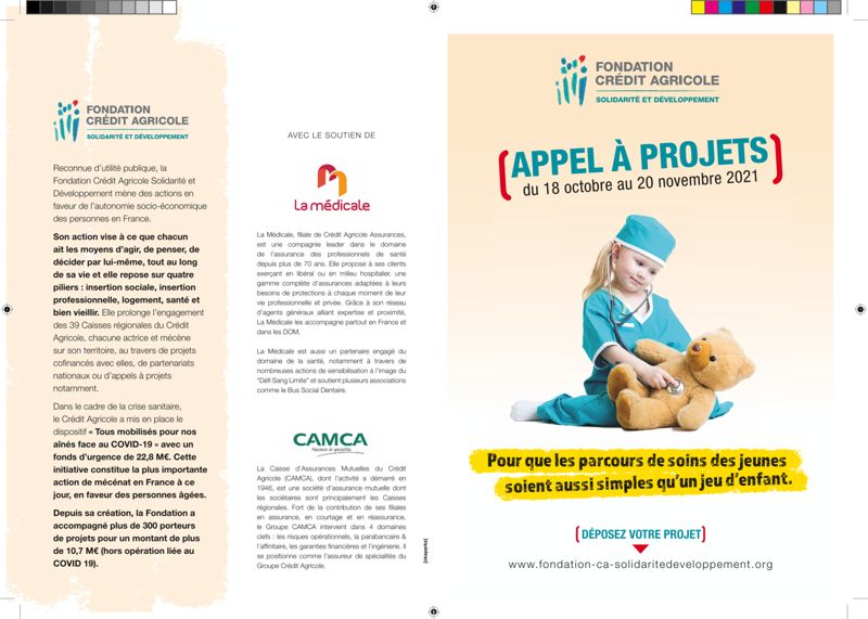 Télécharger la brochure de l'appel à projets sur le site de la Fondation