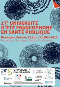17ème Université d'été Francophone en Santé publique