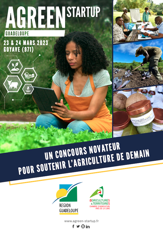 Flyer Agreen Startup Guadeloupe 2023